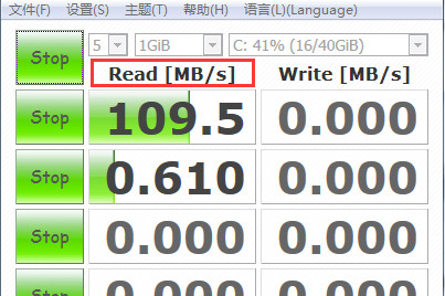 測試硬盤